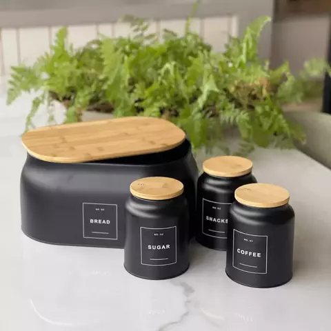 Pote Sense Snacks Preto