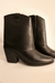 Bota Capri preta cano baixo em couro legítimo - comprar online
