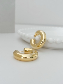 ARGOLA TUBO DOURADA - comprar online
