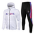 Conjunto Moletom PSG x JORDAN 2021 Ziper C/ Capuz - Branco | Roxo | Rosa