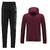 Conjunto Moletom PSG x JORDAN 2021 Ziper C/ Capux - Bordô | Preto - loja online