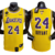 Camisa LA Lakers Kobe Bryant 24 Nike Masculina - Amarela