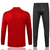 Conjunto Moletom Flamengo 2021 Ziper S/ Capuz - Vermelho | Preto - VestiuJogou