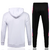 Conjunto Moletom PSG x JORDAN 2021 Ziper C/ Capuz - Branco | Roxo | Rosa