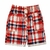 Short Tactel Xadrez c/ Bolso Infantil