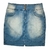 Saia Jeans Destonado Secretária