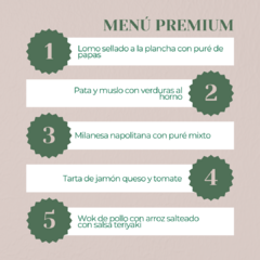 Menú Premium