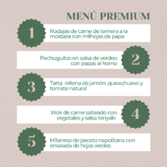 Menú Premium