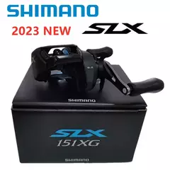 Carretel de pesca de baitcasting, perfil baixo esquerdo e direito, Shimano SLX 1