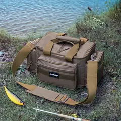 Goture sacos de equipamento de pesca 38*23*19cm bolsa de ombro alta capacidade 6 - comprar online