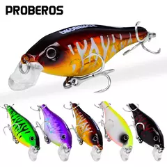 PROBEROS-Simulação Flutuante Crankbait Fishing Lure, Bionic 11.5g