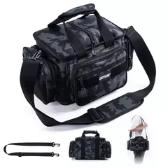 Goture sacos de equipamento de pesca 38*23*19cm bolsa de ombro alta capacidade 6 - Mestre do Anzol