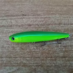 BassLegend Gunfish Topwater Superfície Vara Isca Lápis Flutuante Popper Stickb - loja online