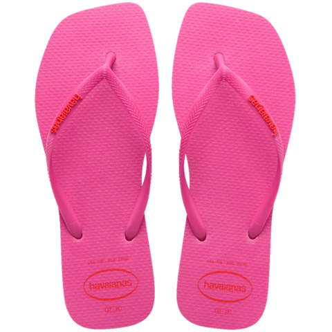HAVAIANAS SQUARE LOGO POP UP ROSA FLUX