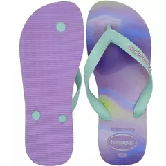 Chinelo Havaianas Top Fashion Roxo Fantasy na internet