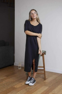 Vestido Rib liso