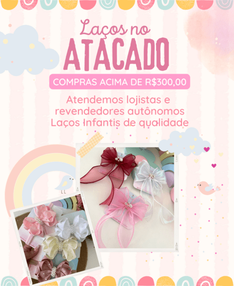 Imagem do banner rotativo Mimos da Leh | Laços e Acessórios