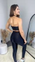 Conjunto Canelado Preto