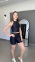 Conjunto Canelado Preto - comprar online