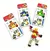 Robot Transformer Auto C/ruedas Didactico Madera Cubetatoys