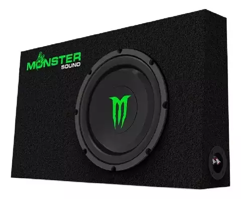 Subwoofer Monster 12 1000 W 300 W Rms Con Cajon Chato Slim