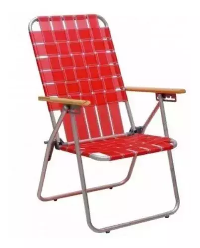 Reposera Descansar 80001 Plegable 5 Posiciones Aluminio
