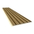 Revestimento Vinilico Madeira Painel Ripado PVC 4 Metros Plasbil Placa REVID 250mm X 10mm Sob Encomenda