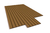 Revestimento Vinilico Madeira Painel Rubro PVC 6 Metros Plasbil Placa Revid 250mm X 10mm Sob Encomenda - comprar online