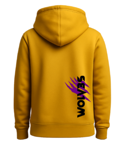 Moletom Feminino Wolv3s Amarelo Mostarda na internet