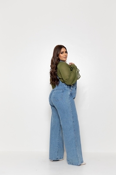 Jardineira Fem - Longa Jeans