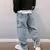 Jeans masculino streetwear na internet