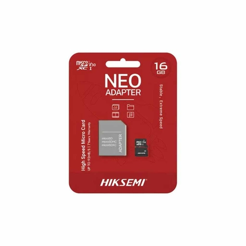 MICRO SD KING 16G HIKVISION C10