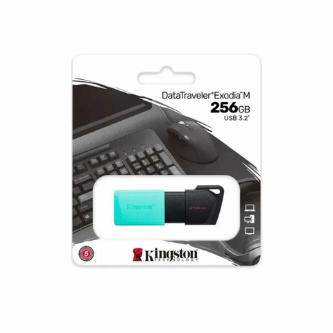 PENDRIVE KINGSTON DTX 256G EXODIA NEGRO