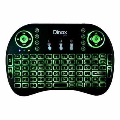 TECLADO MINI KEYBOARD P/SMART TV DINAX RETROILUMINADO