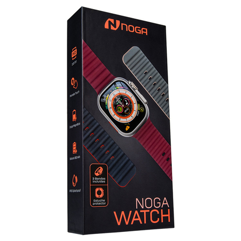 SMARTWATCH NOGANET MOD NG-SW16 + 3 STRAP + CASE