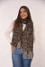 Bufanda estampada con flecos - comprar online