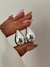 Aros Gota Plateado