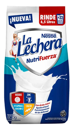 Pack Leche En Polvo Nestle La Lechera 800g X 6 Unidades - Dh