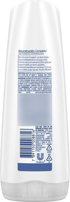 Acondicionador Dove Reconstrucción Completa 200ml X12u - DH Tienda