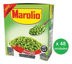 Arvejas Marolio Tetra Recart X 340g - Pack X 48u - Dh Tienda - comprar online