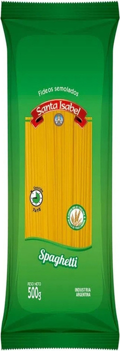 Fideo Santa Isabel Spaghetti 500gr X20u