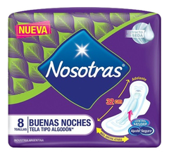 Toallas Femeninas Nosotras B Noches X8u -pack X24- Dh Tienda