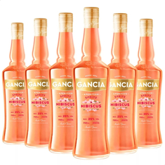 Pack Gancia Spritz Hibiscus 750cc X 6 Unidades - Dh Tienda