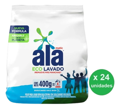 Pack Jabón En Polvo Ala Matic Ecol Clás 400g X24u -dh Tienda