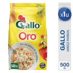 Arroz Gallo Oro Parboil Bolsa 500gr X10u en internet