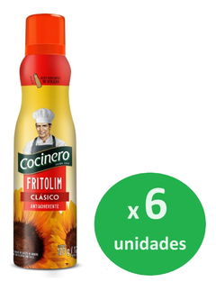 Pack Aceite Girasol Cocinero Aerosol 120g X 6 U - Dh Tienda