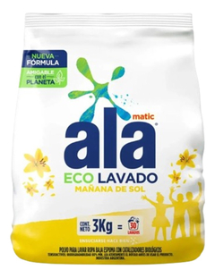 Pack Jabón En Polvo Ala Matic Ecol M Sol 3kg X7u - Dh Tienda - comprar online