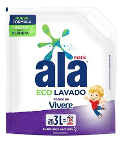 Caja Deterg Ropa Líquido Ala Eco Lavado 3000ml X4u-dh Tienda