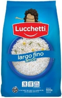 Arroz Lucchetti Largo Fino 500 Grs X10 Unidades