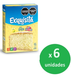 Pack Bizcochuelo Exquisita Limón 520g X 6 Un - Dh Tienda